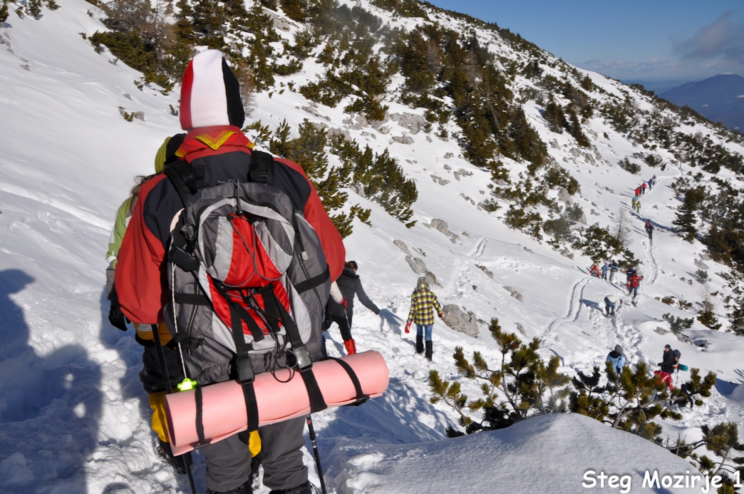 Spust proti koči na Loki