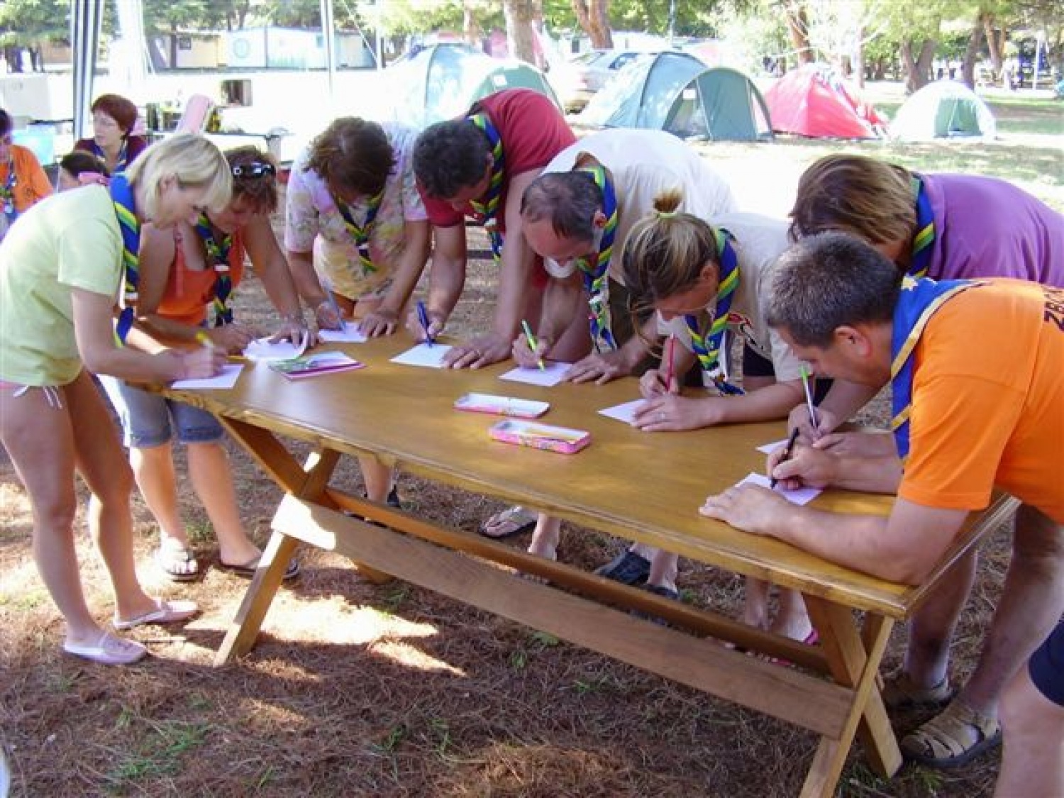 Poletni tabor bratovščin Celjske zverinice in danijelove sove