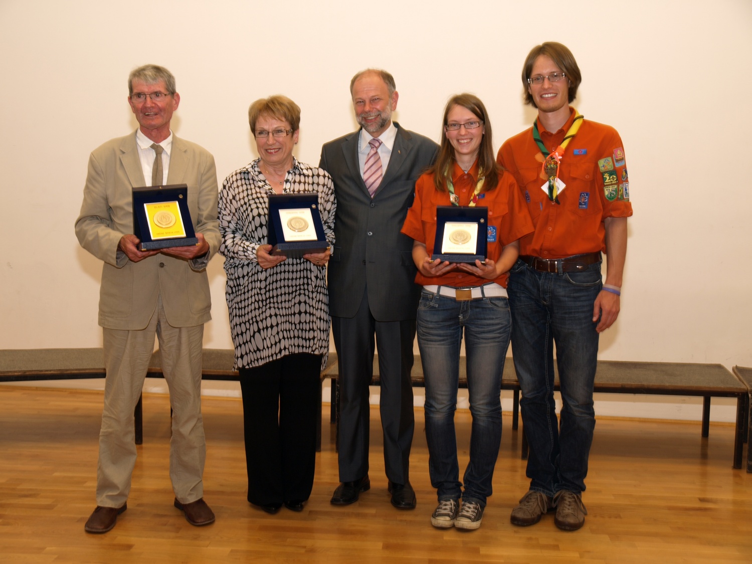 Na slavnostni prireditvi, ki je bila v četrtek, 30. junija 2011, sta priznanje za 20-letno kvalitetno, širše družbeno in izjemno celostno delovanje na področju vzgoje v imenu skavtov prejeli stegovodji Klara Pisk in Jernej Bernik.