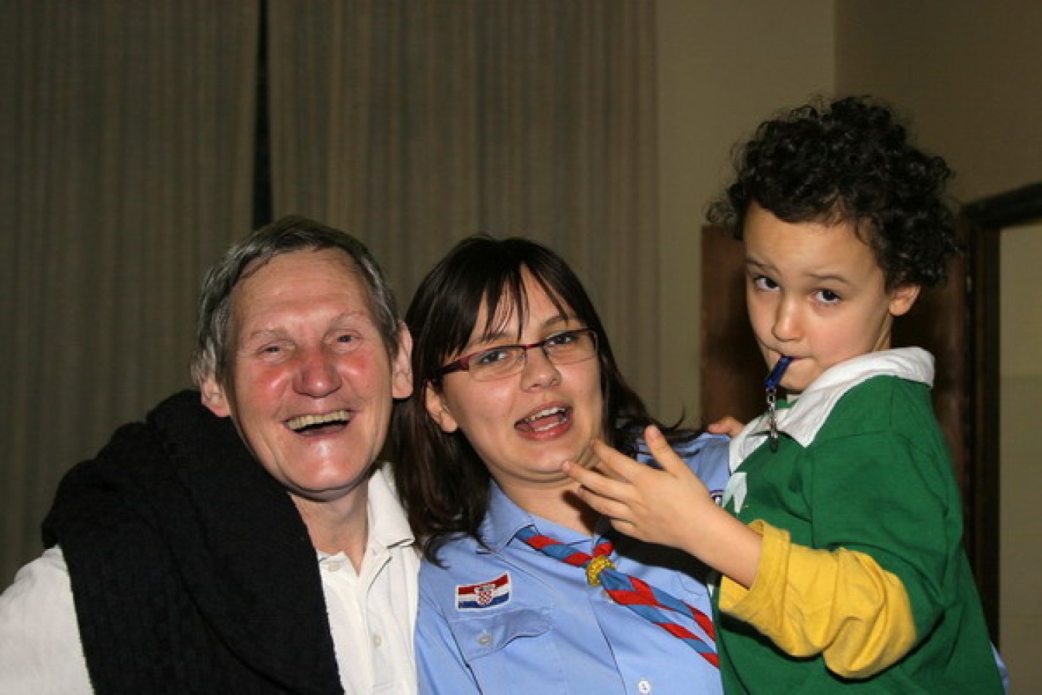 Obisk na praznovanju 10 letnice katoliških skavtov v Jarmini