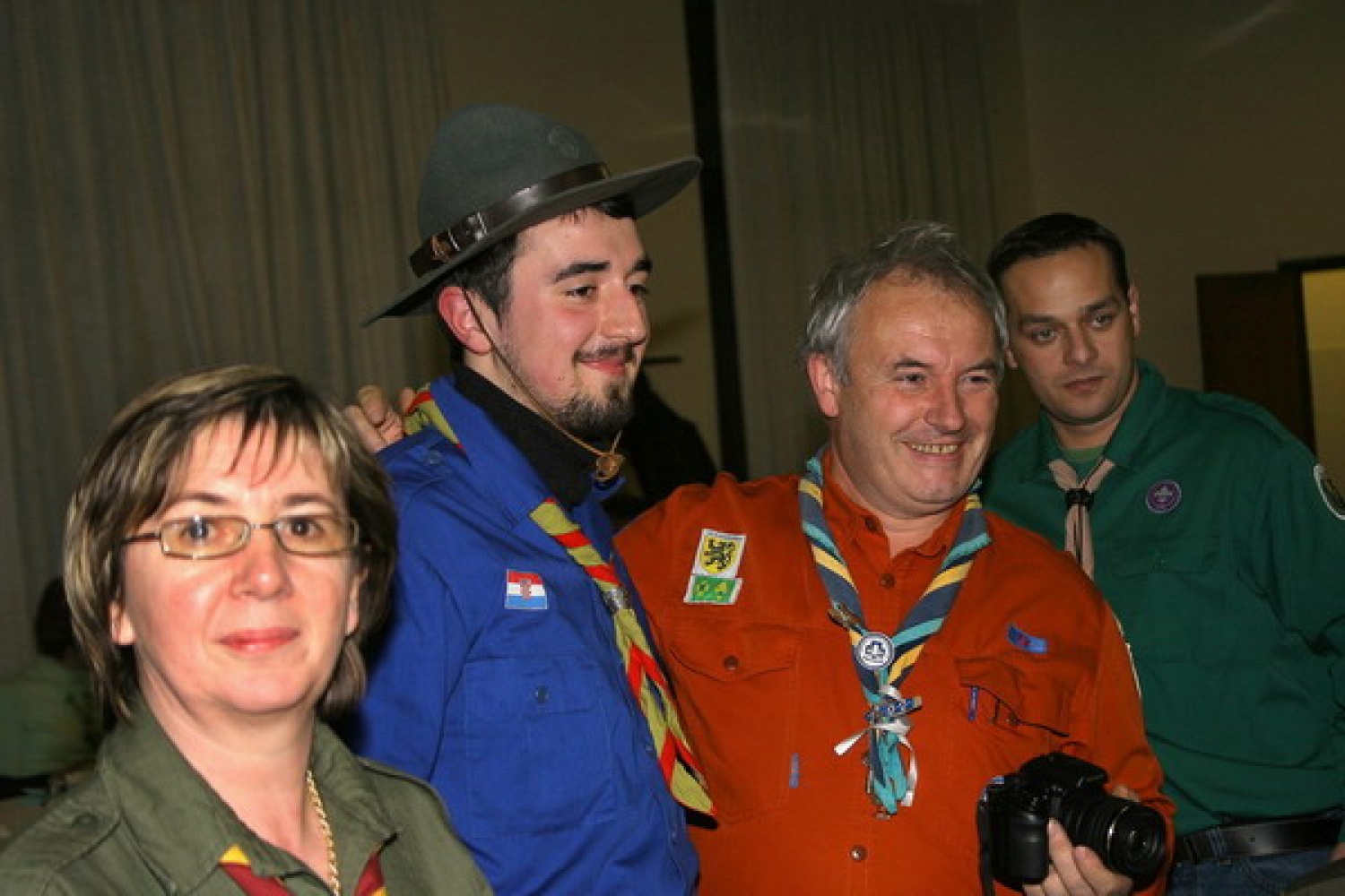 Obisk na praznovanju 10 letnice katoliških skavtov v Jarmini