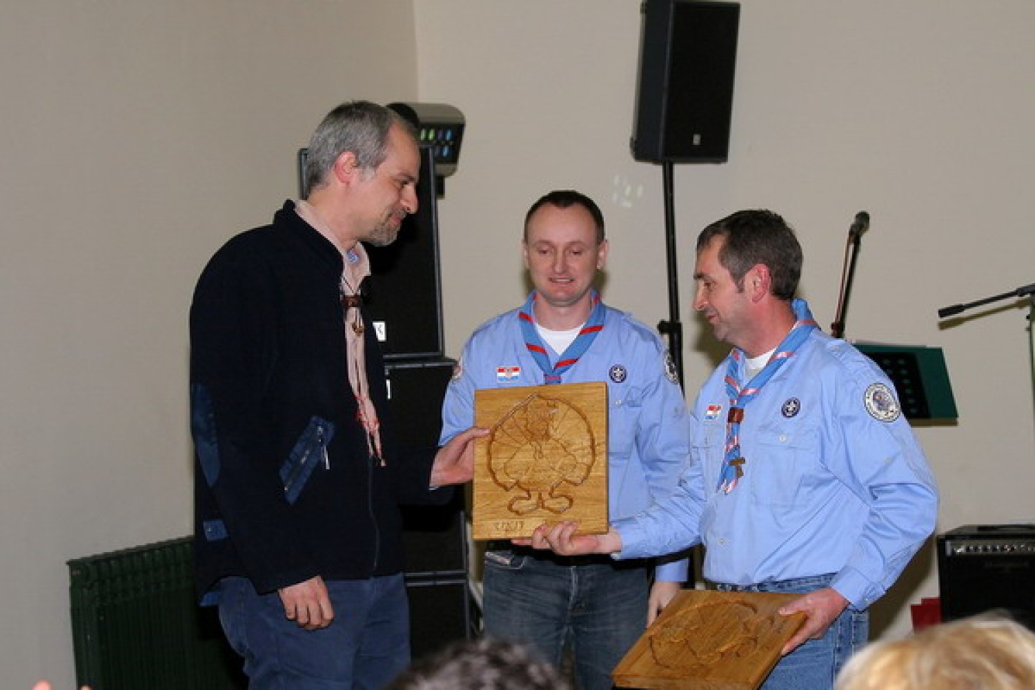 Obisk na praznovanju 10 letnice katoliških skavtov v Jarmini