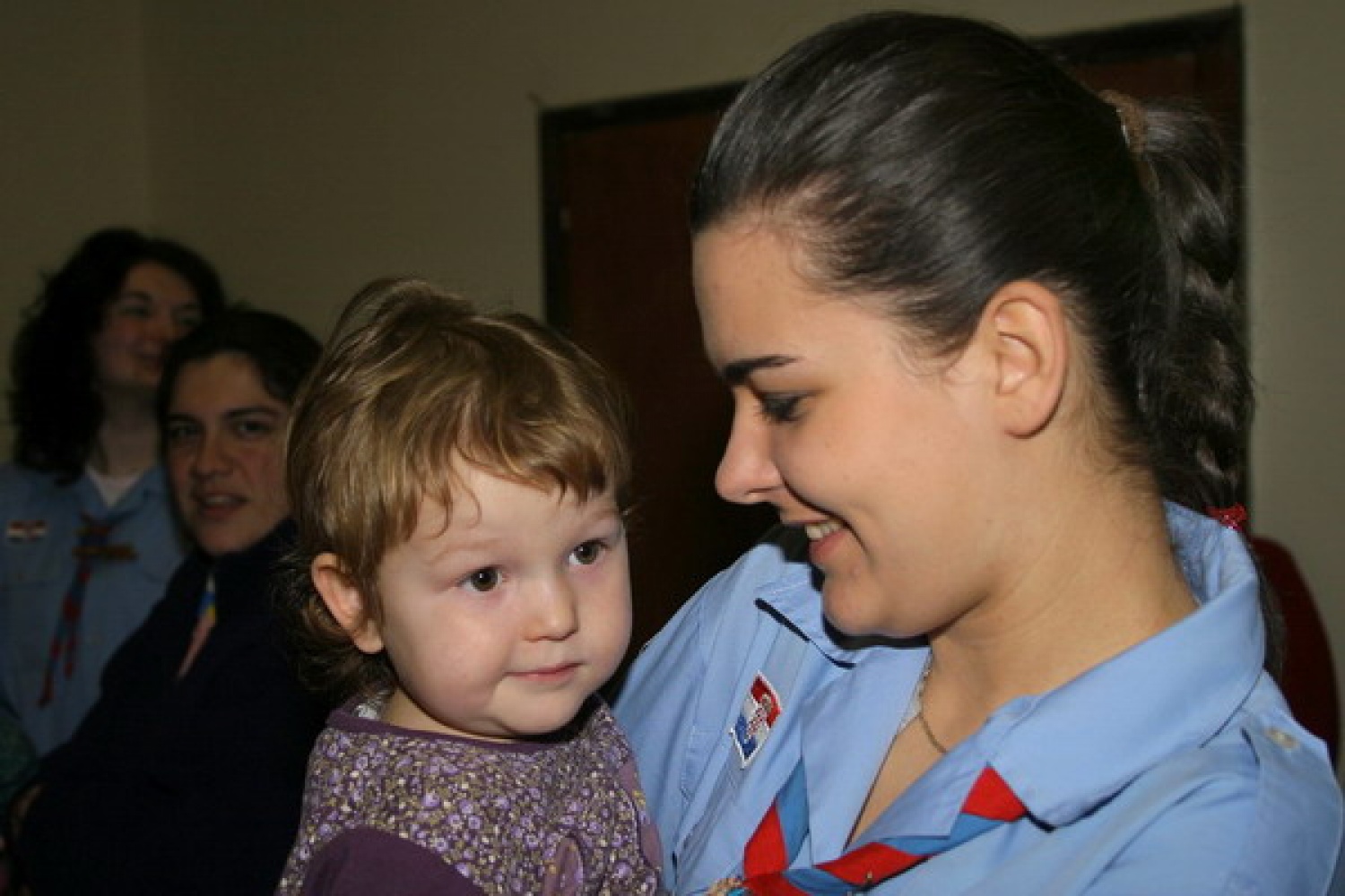 Obisk na praznovanju 10 letnice katoliških skavtov v Jarmini