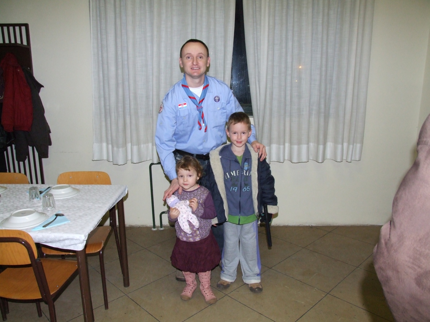 Praznovali smo z brati skavti v Jarmini na Hrvaškem