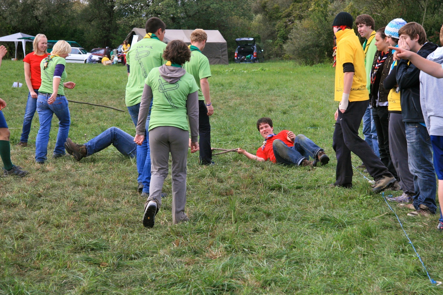 "Mrtvi" roverček med borbo