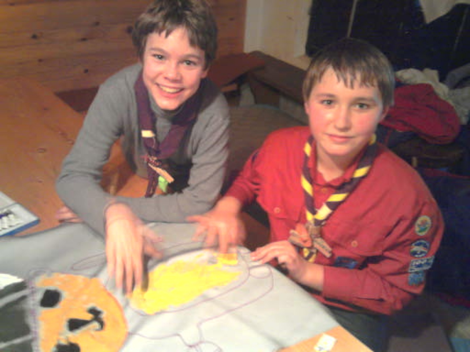 Nastajanje fantovske zastave! lik je viking Barni