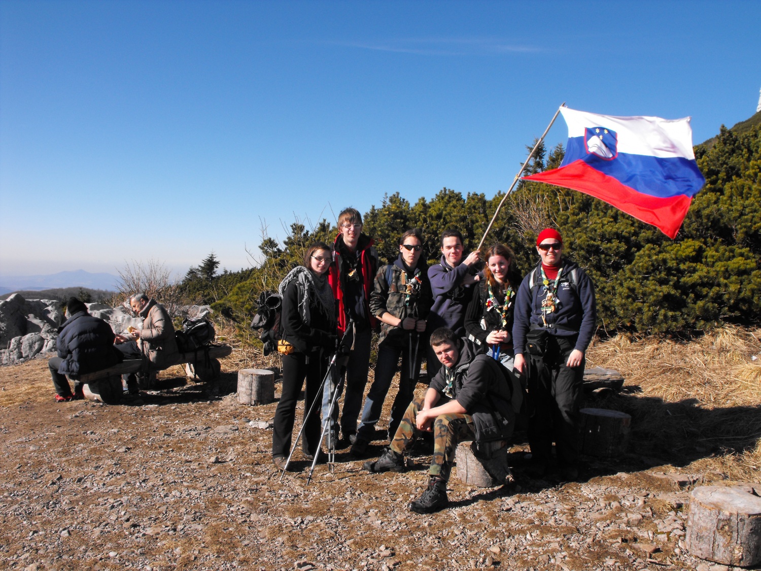 počivamo na poti navzdol