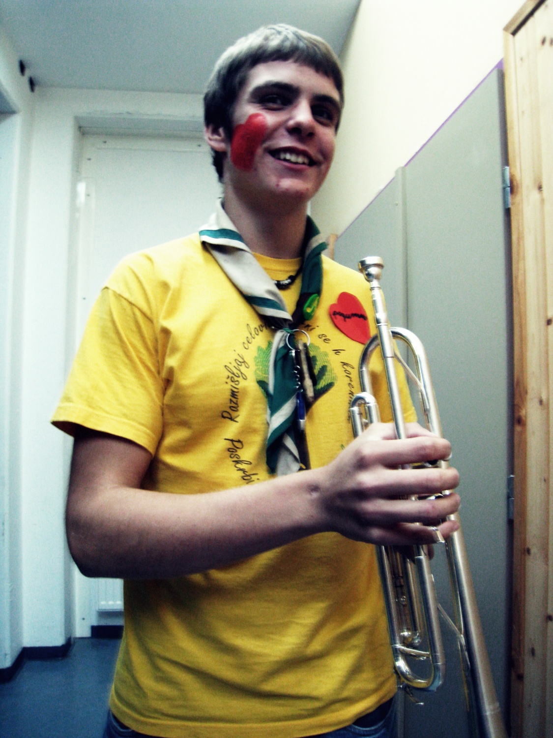 Naš pogumnosrčni trobentač Klemen