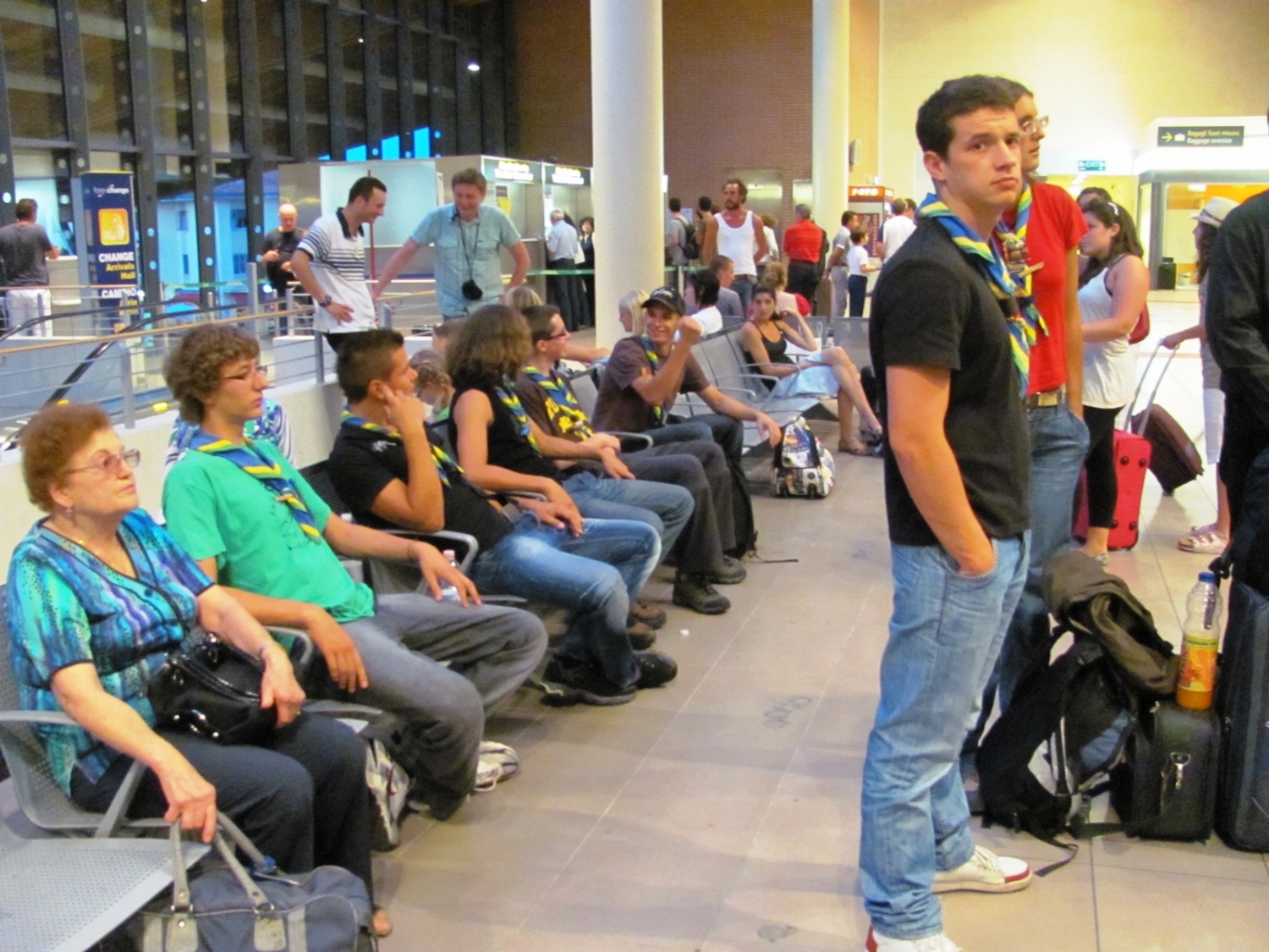 čakanje na letališču