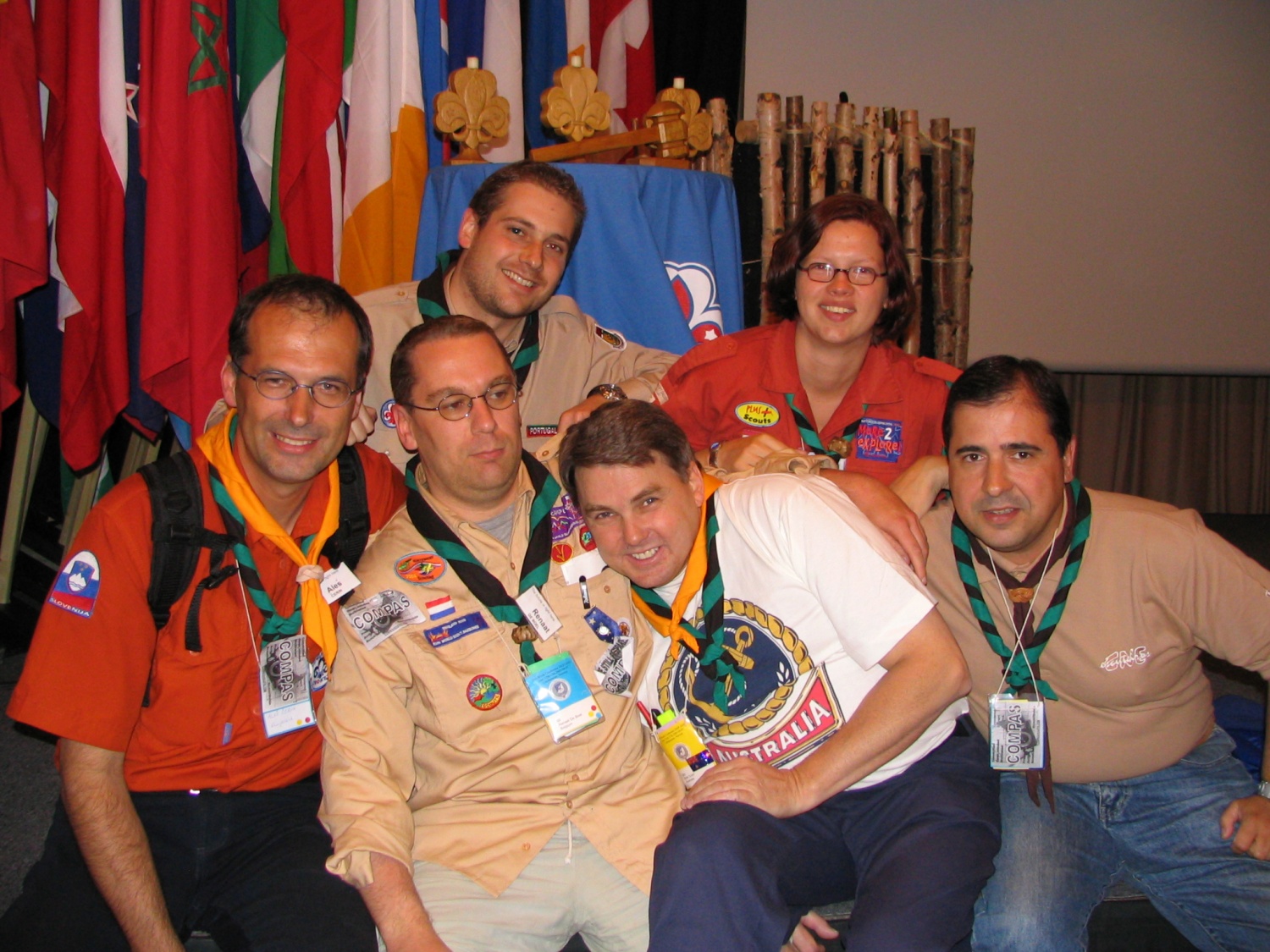 Na konferenci v Lillehammerju - nekateri udeleženci "Youth Foruma"