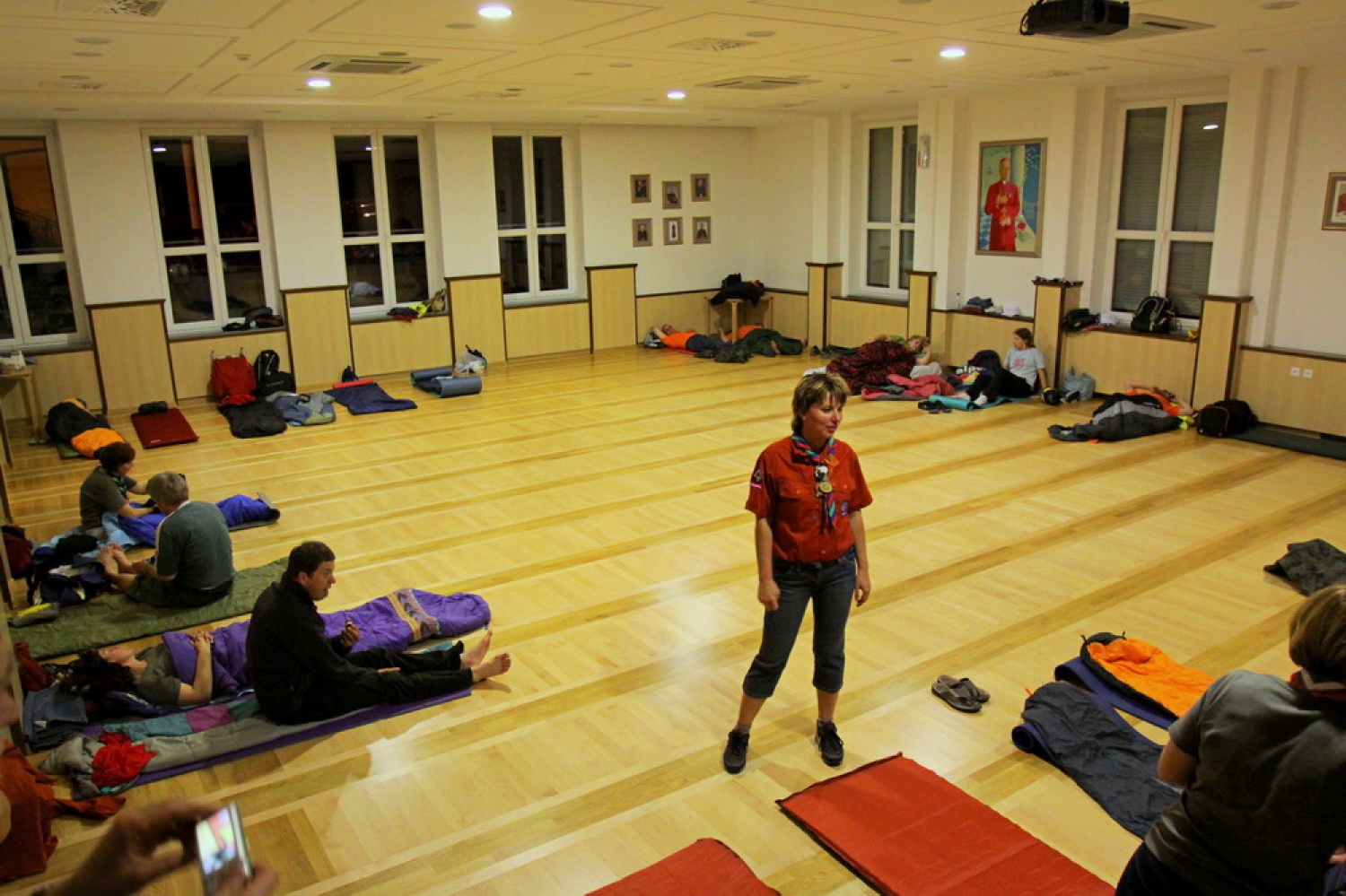 "Spalnica" v kardinalovi dvorani pri sv. Jožefu