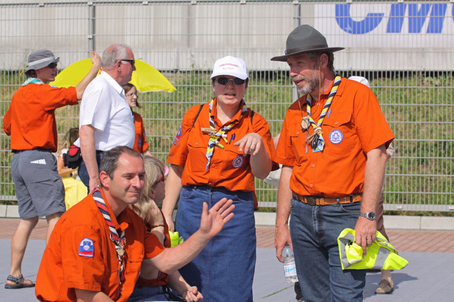 Načelnik in prejšnja načelnica