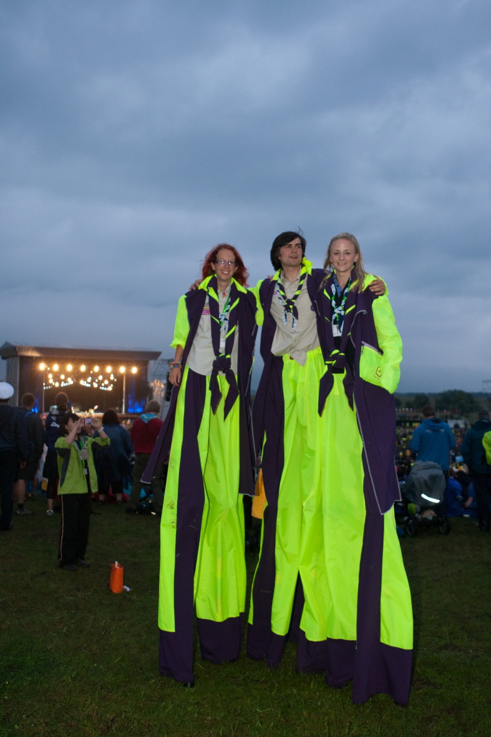 Cirkusanti na otvoritveni slovesnosti