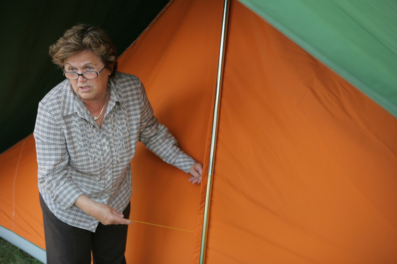 V petek, 20. maja, je pred prostori ZSKSS podjetje ACOVIA predstavilo novi šotor SKAVT, ki je nastal v sodelovanju z ZSKSS.