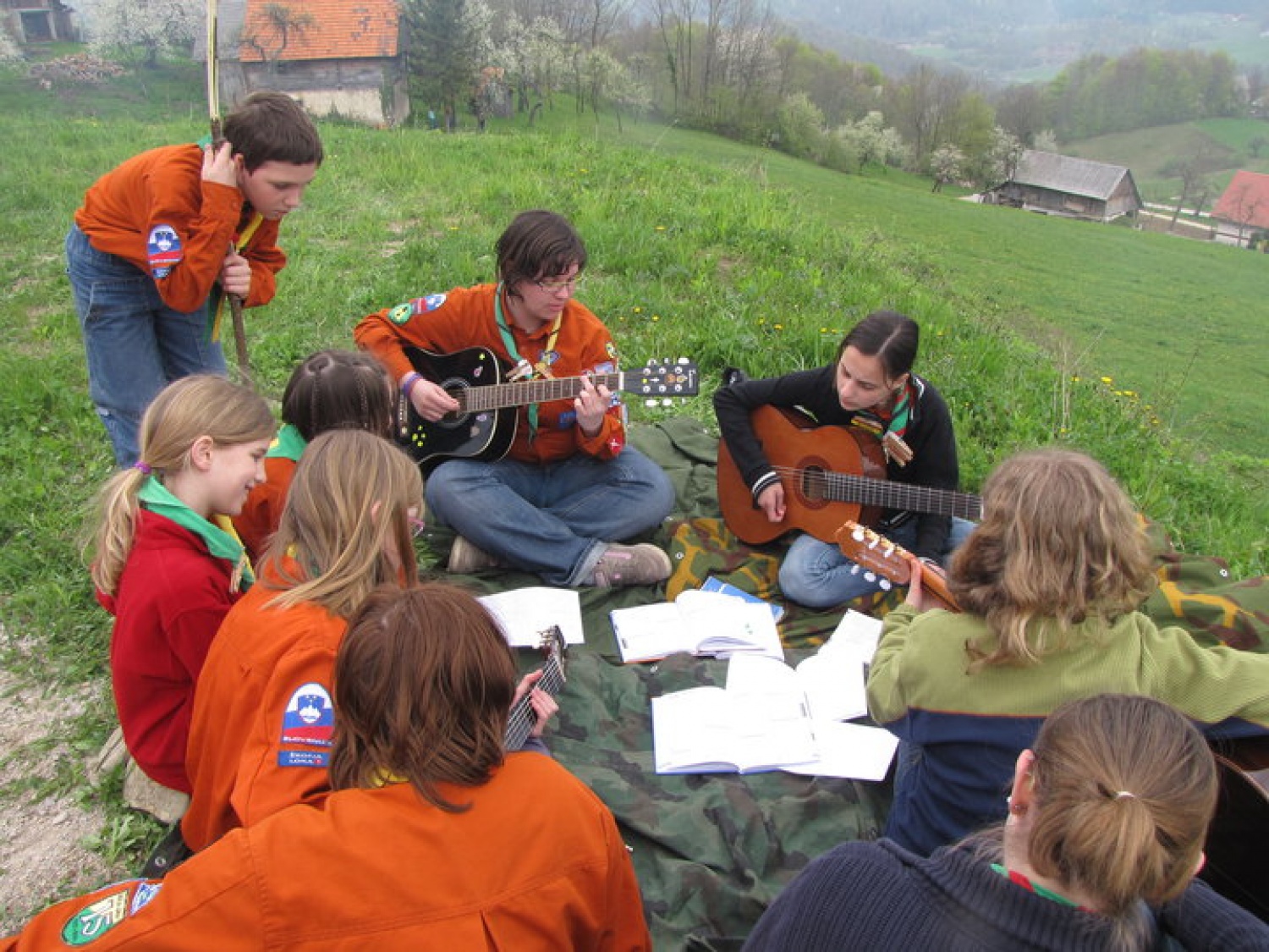 Pevska vaja pred mašo
