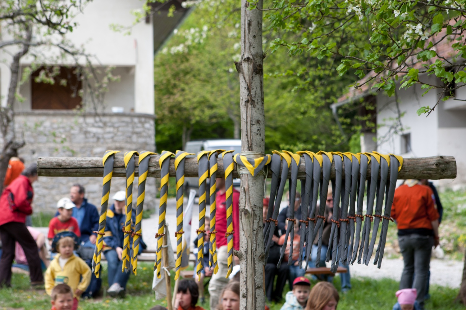Bil je 7. maj 2011, ko se je steg Homških sončkov zbral, da bi odšel na jurjevanje. Naš dan se je začel z igro in molitvijo. Prišlo je dolgo vozilo z veliko sedeži in štirimi kolesi. Nanj smo dali svojo prtljago in sebe. In odpeljali smo se v Kočevski rog.