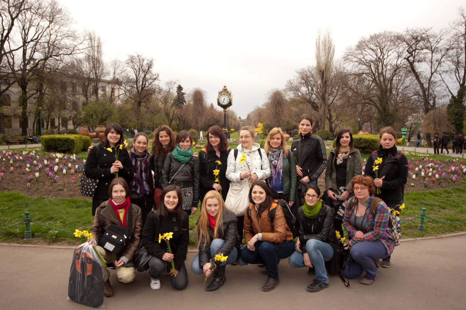 skupinska fotografija udeleženk projekta