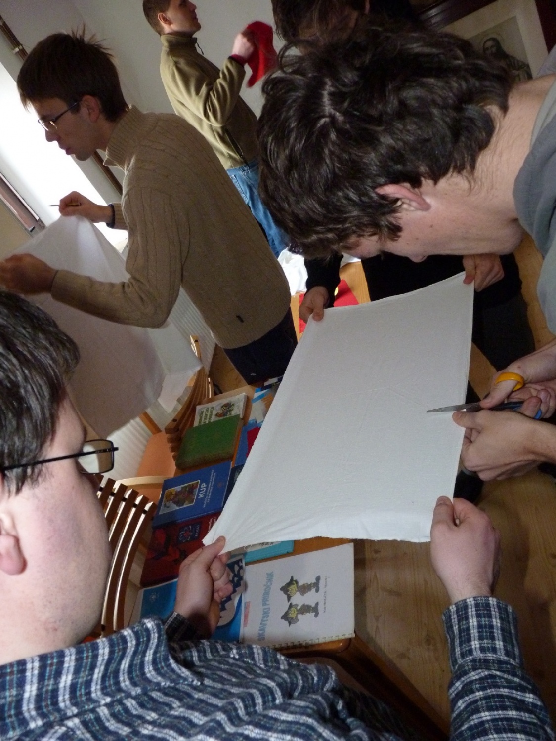 Izdelava vodovih zastavic