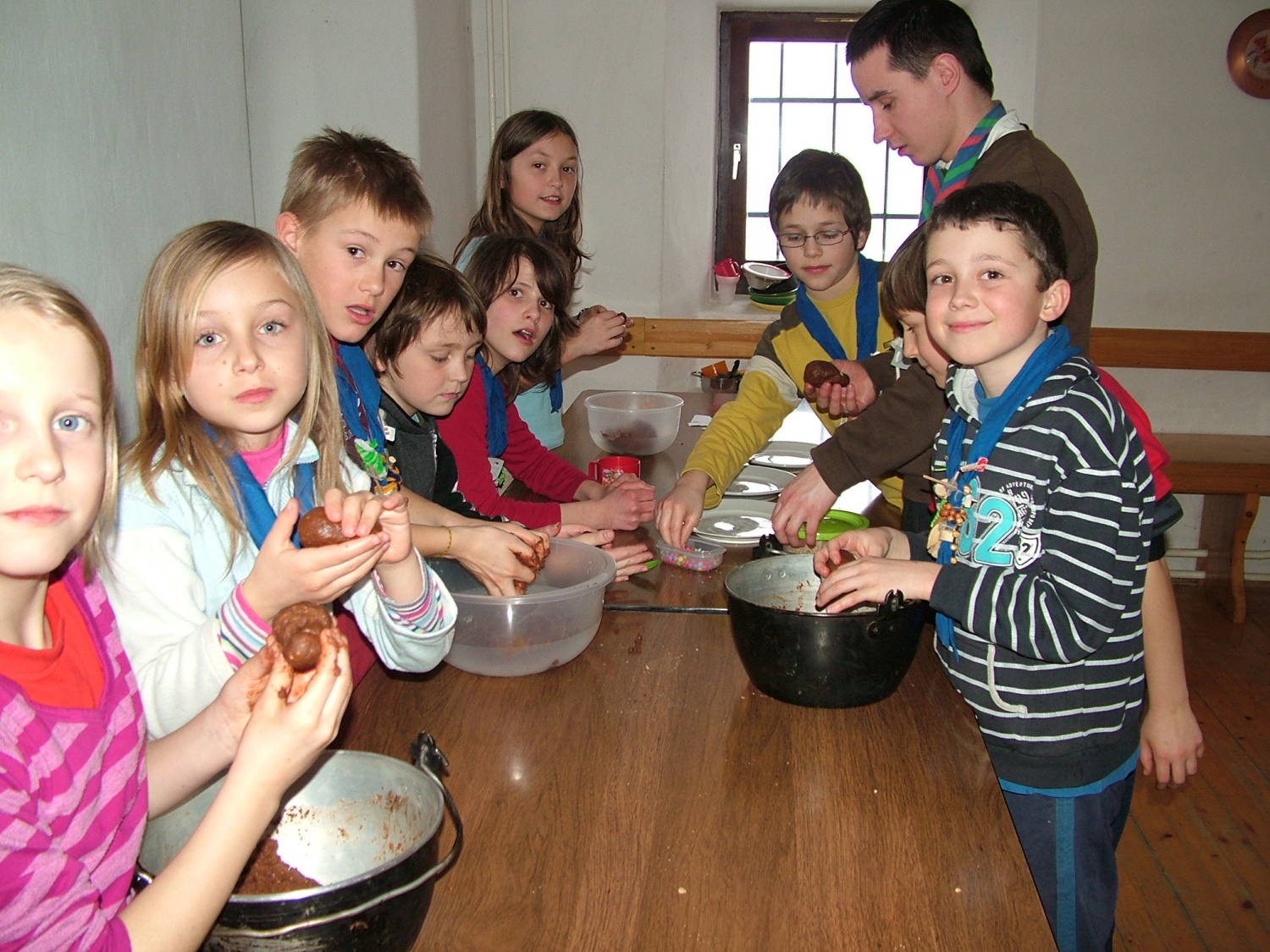 Zimovanje Žirovski skavtov na Joštu.