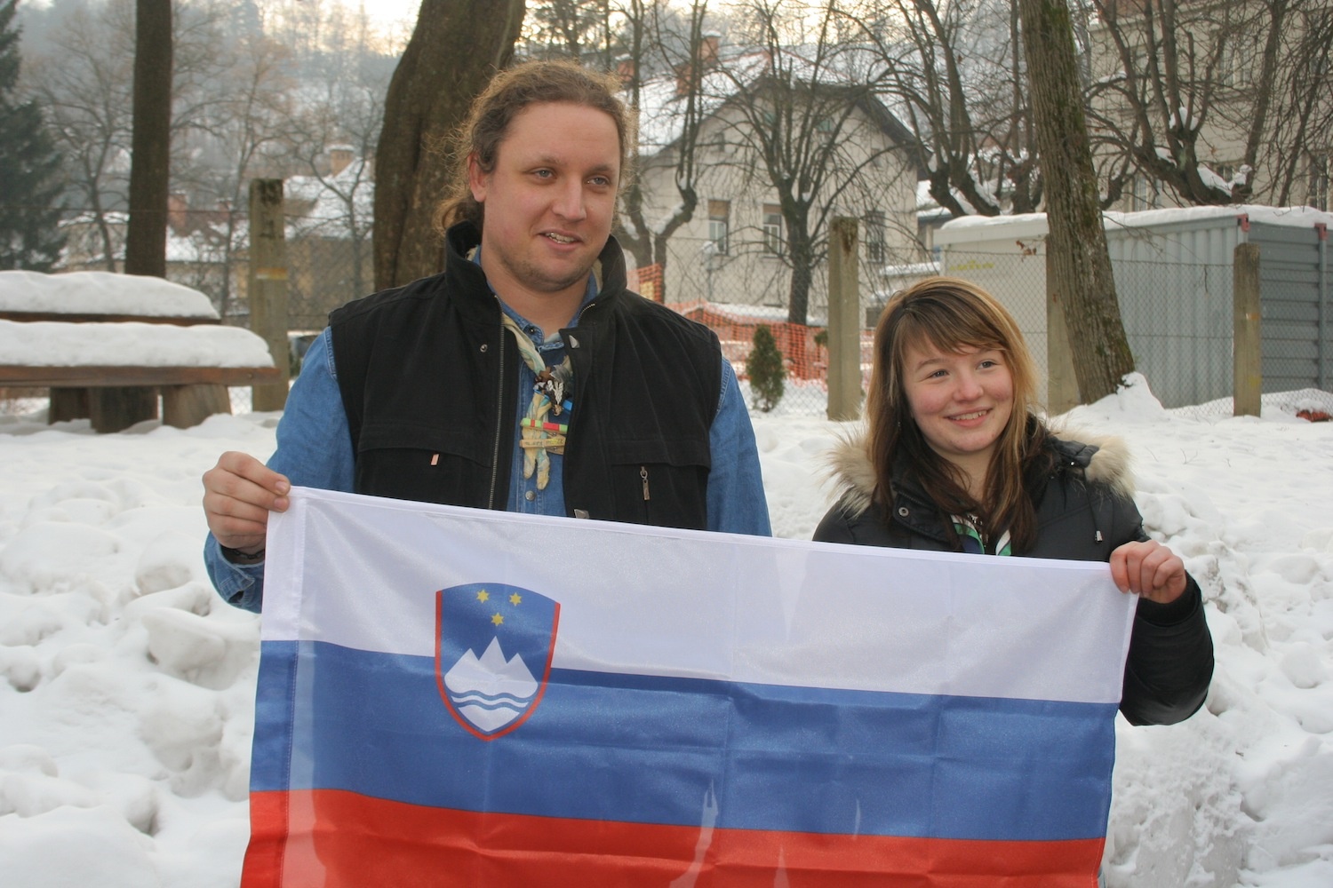 Nagrajenca Danijel in Neža