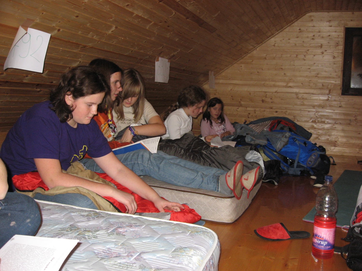 Ležišča zraven jogija (vojaška vzgoja pač)