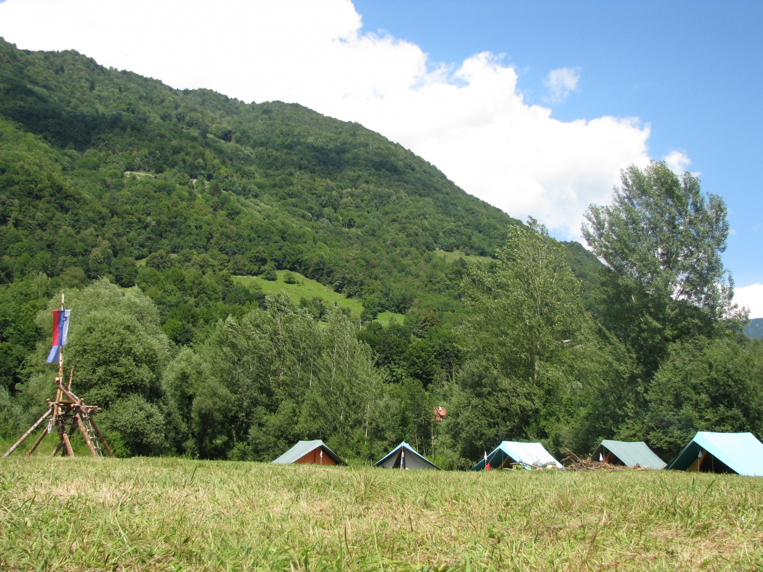 Odpravili smo se v napad na TZV v Dolje pri Tolminu. Izkupiček ni bil velik, ampak izkušnje pa smo si pridobili.