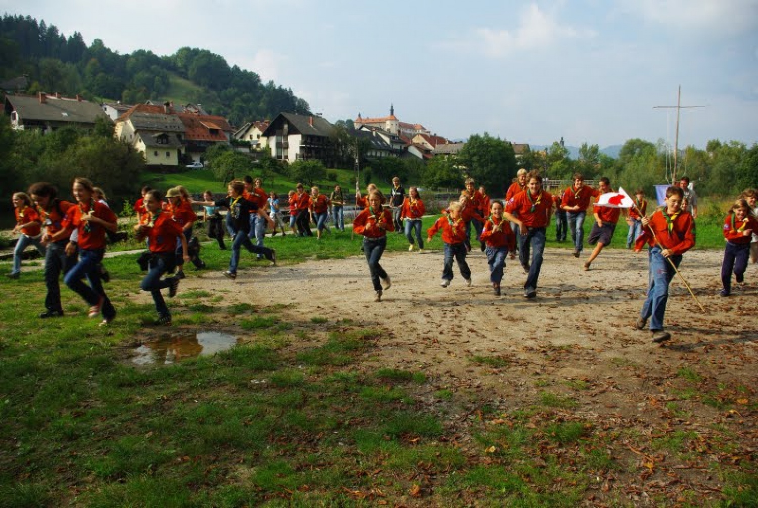 Uspešen začetek skavtskega leta za steg Škofja Loka 1 - Steg Grajskih zamorcev.