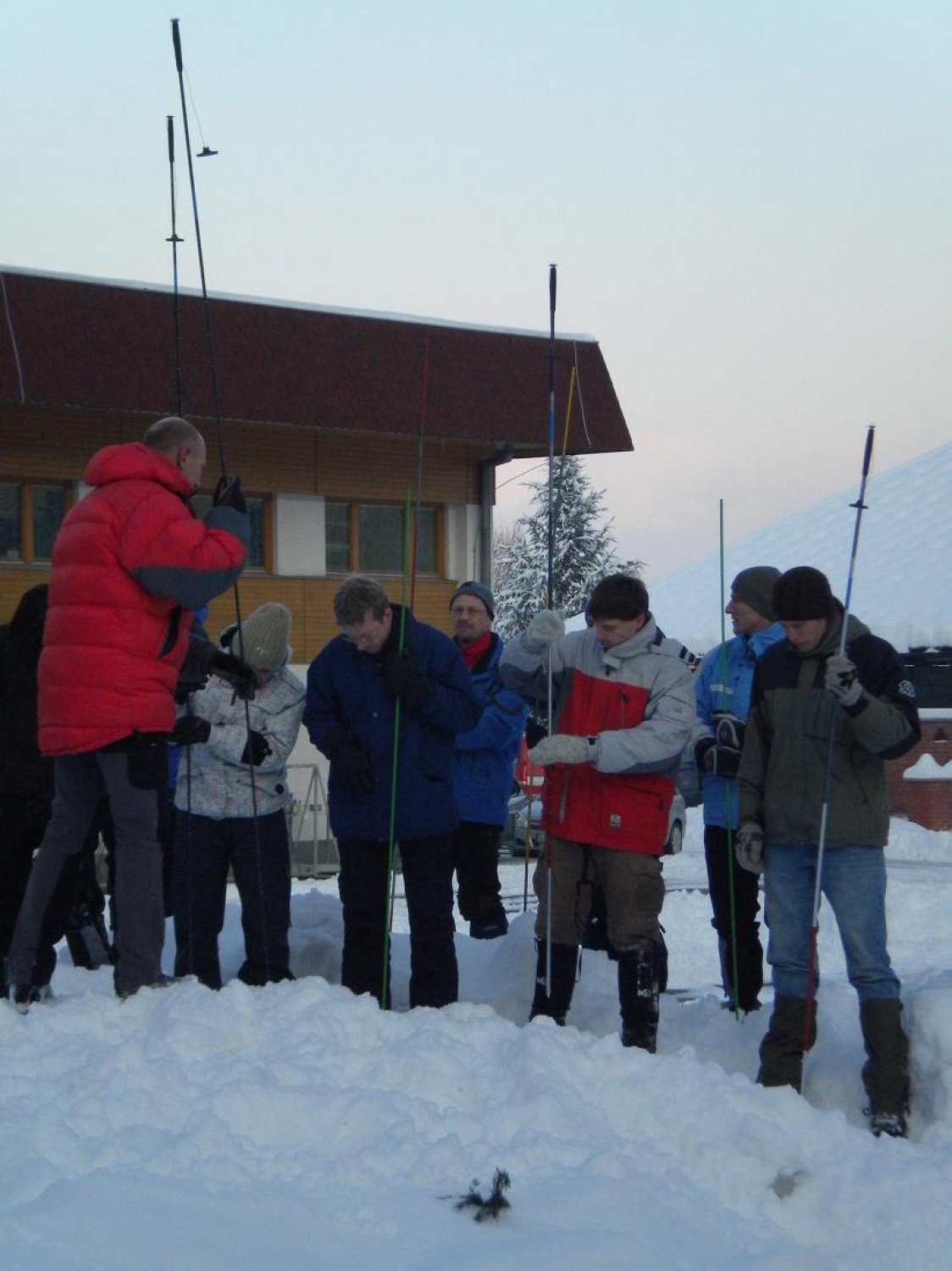 Sondiranje za točno določitev zasutega