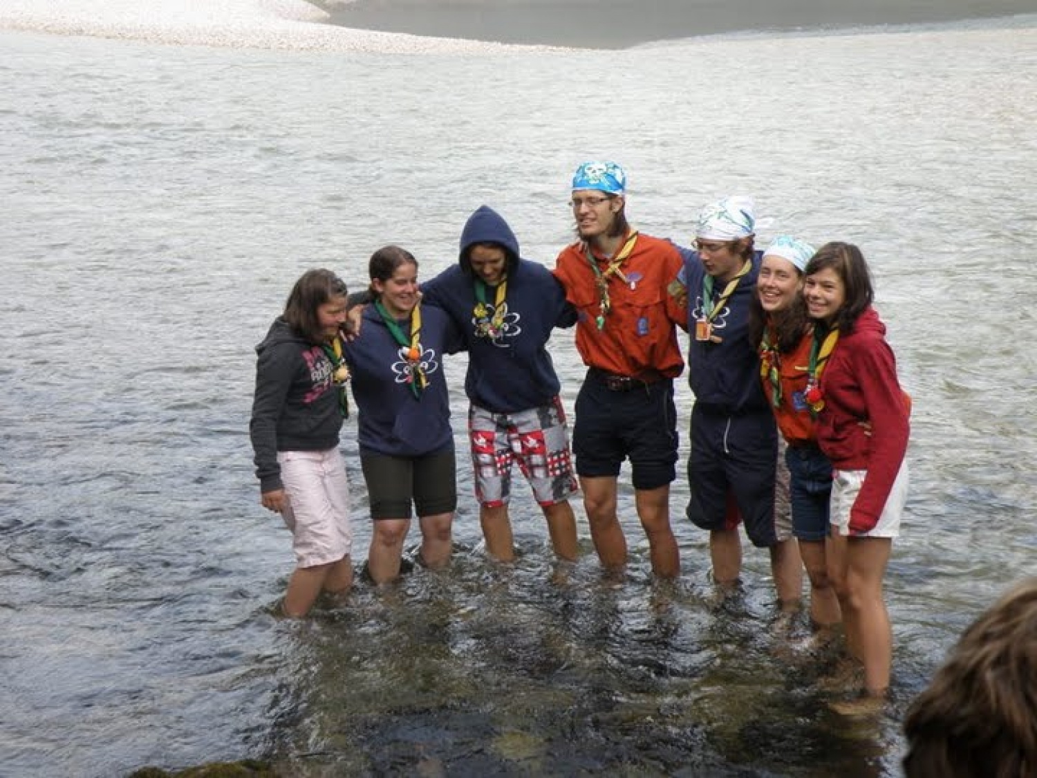 voda je bila ledeno mrzla