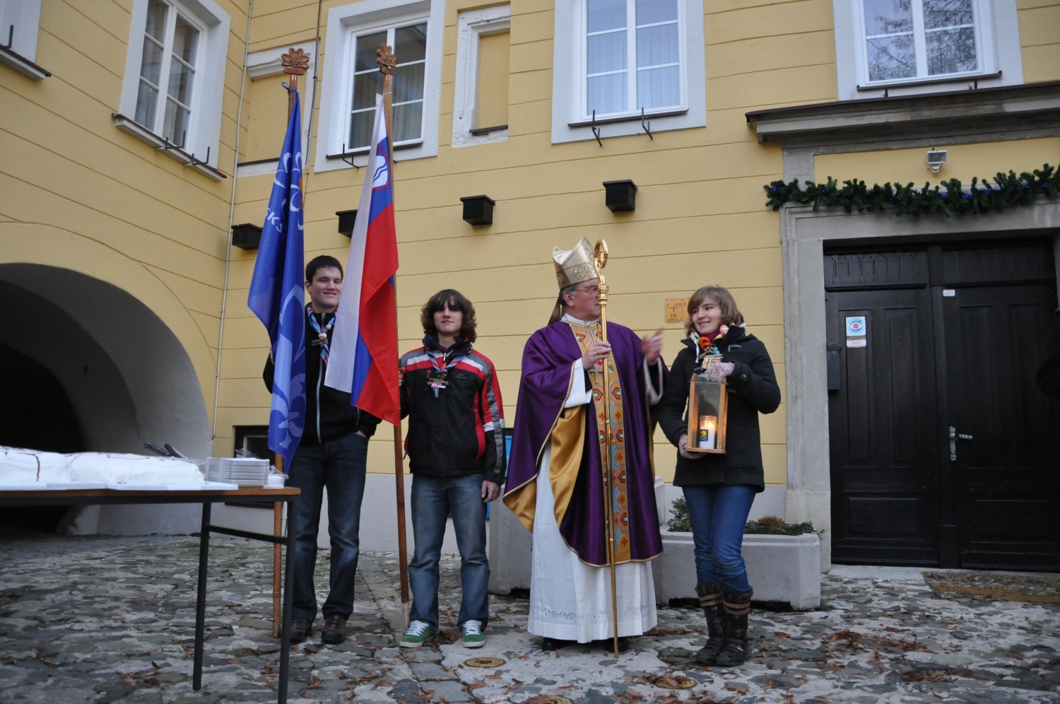 Sprejem LMB za mariborsko regijo, praznovanje kjer je glavno darilo mir!