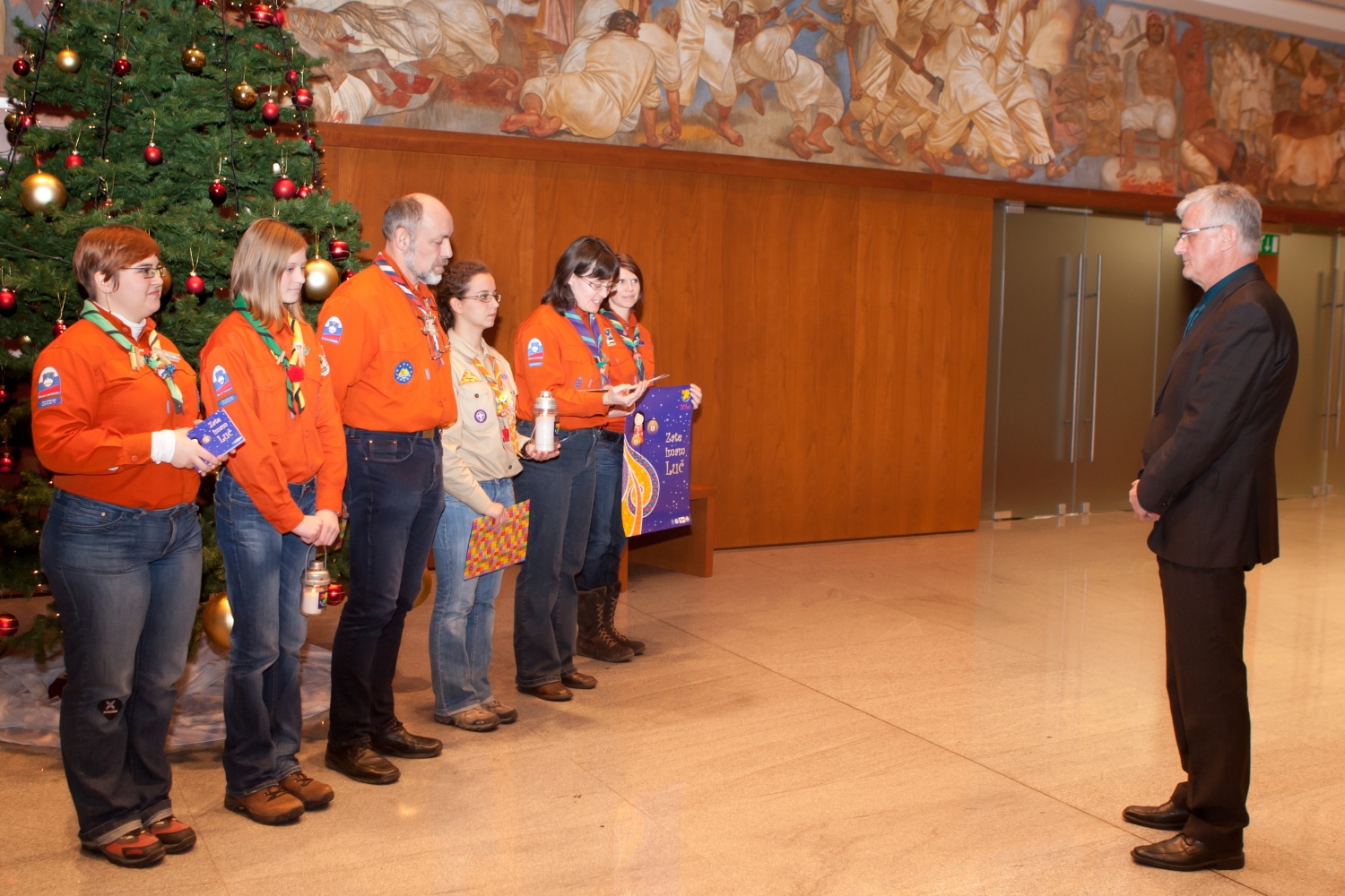 Sprejem LMB v parlamentu