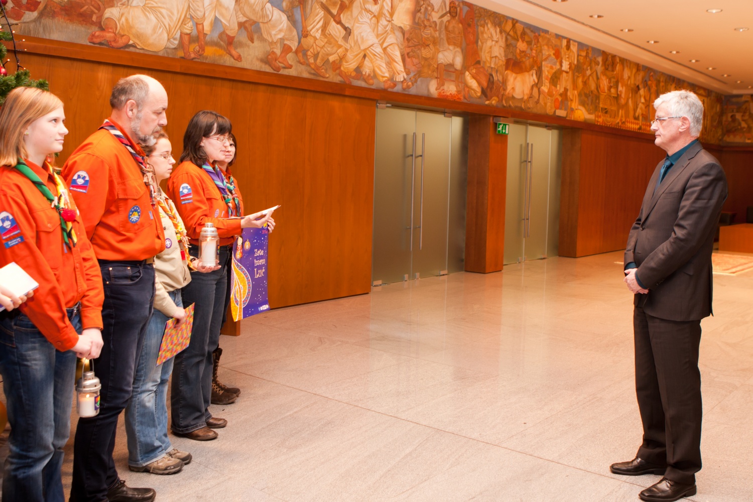 Sprejem LMB v parlamentu