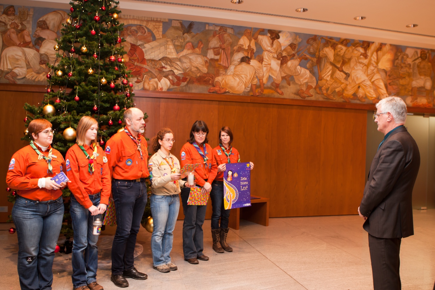 Sprejem LMB v parlamentu