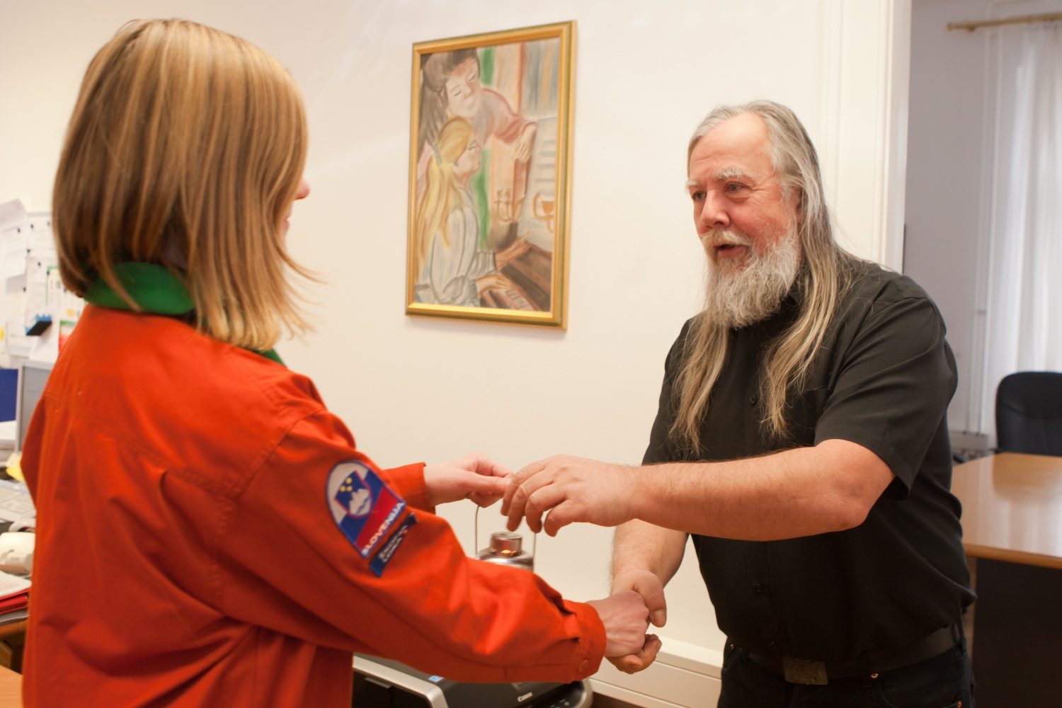 Sprejem na uradu za verske skupnosti