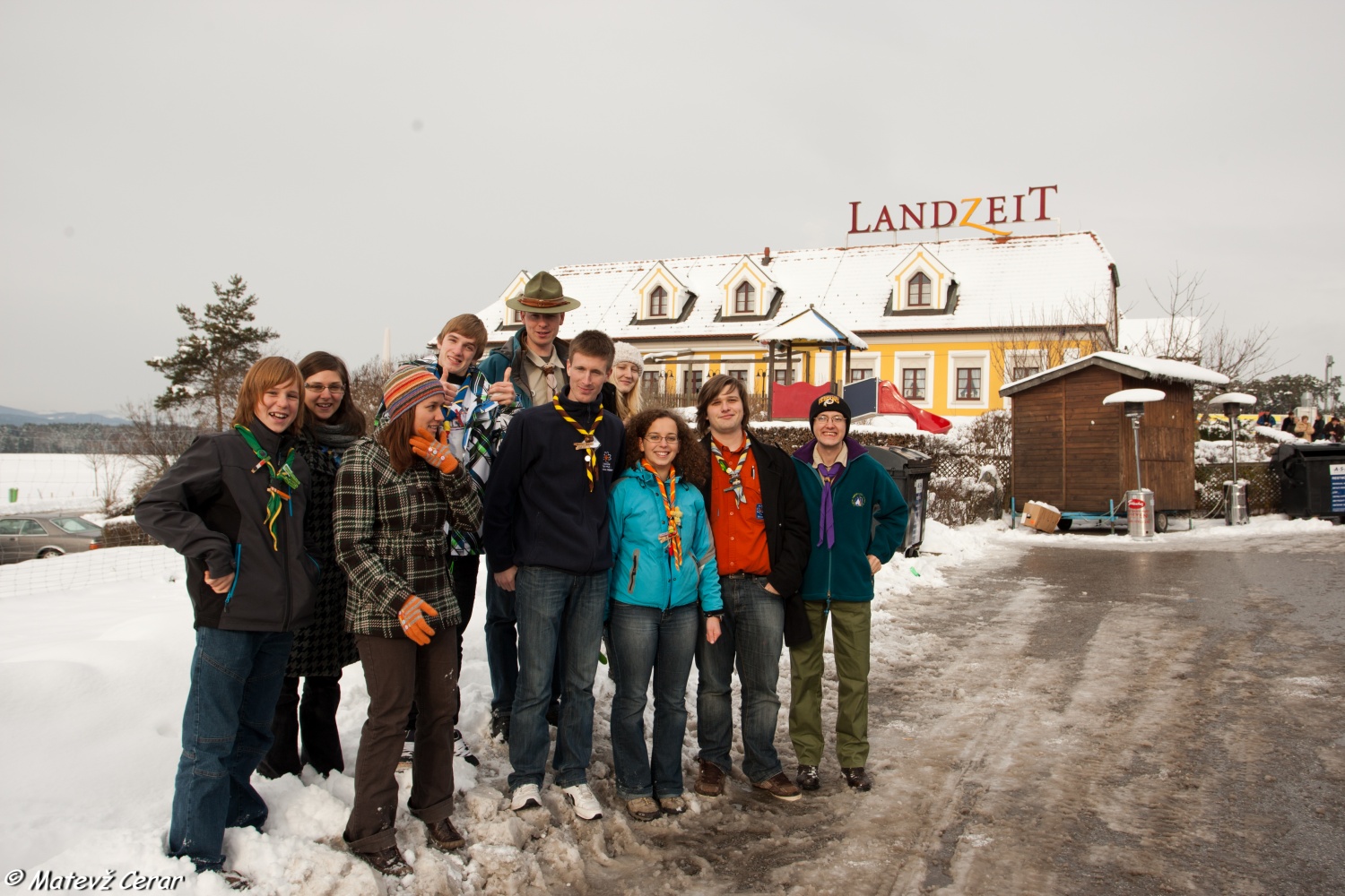 Sprejem LMB na Dunaju