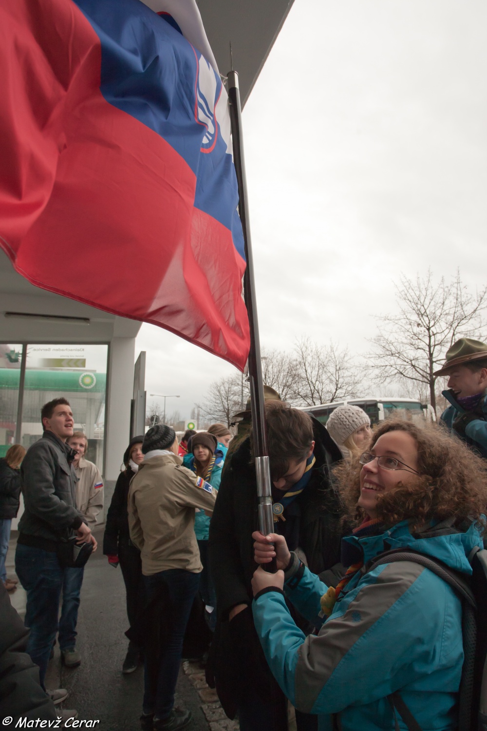 Sprejem LMB na Dunaju