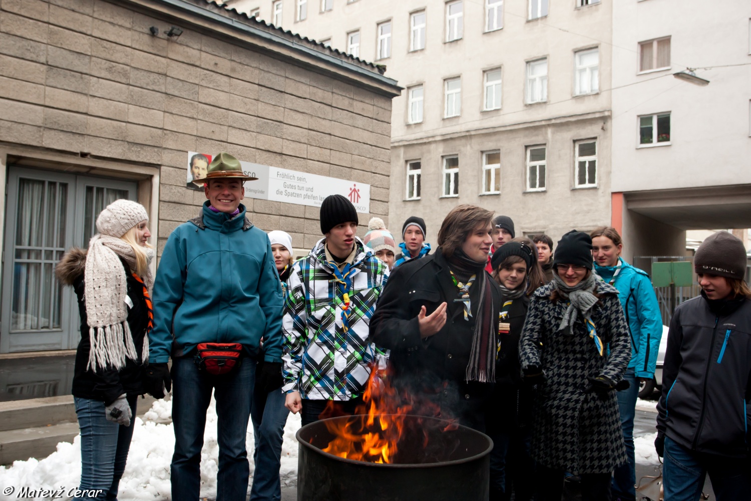 Sprejem LMB na Dunaju