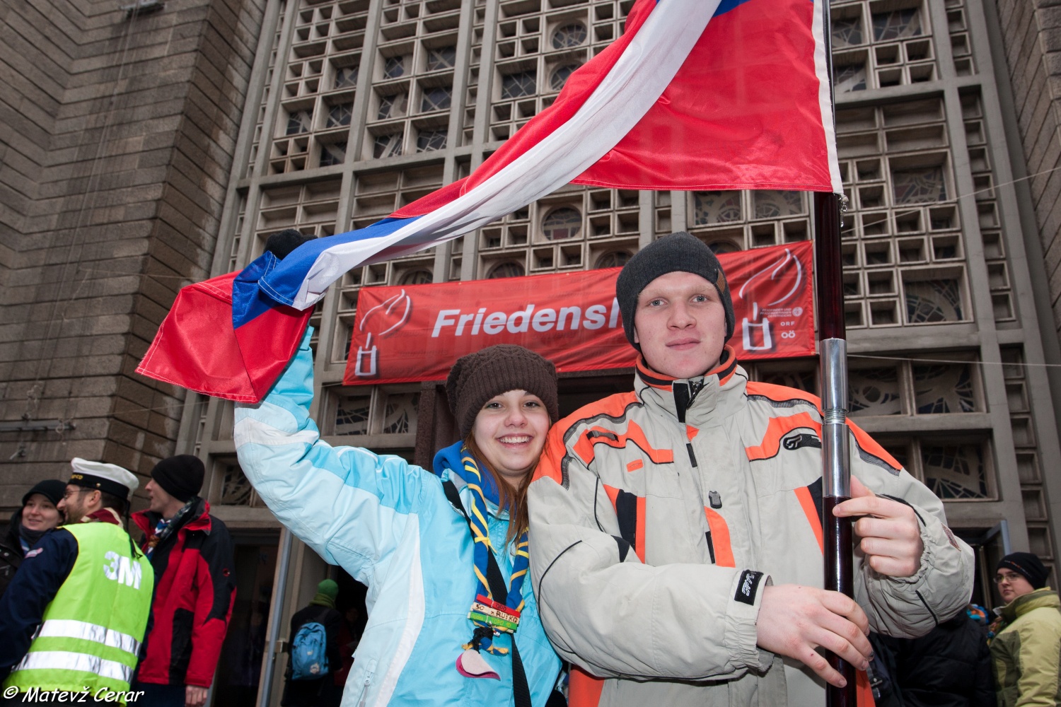 Sprejem LMB na Dunaju