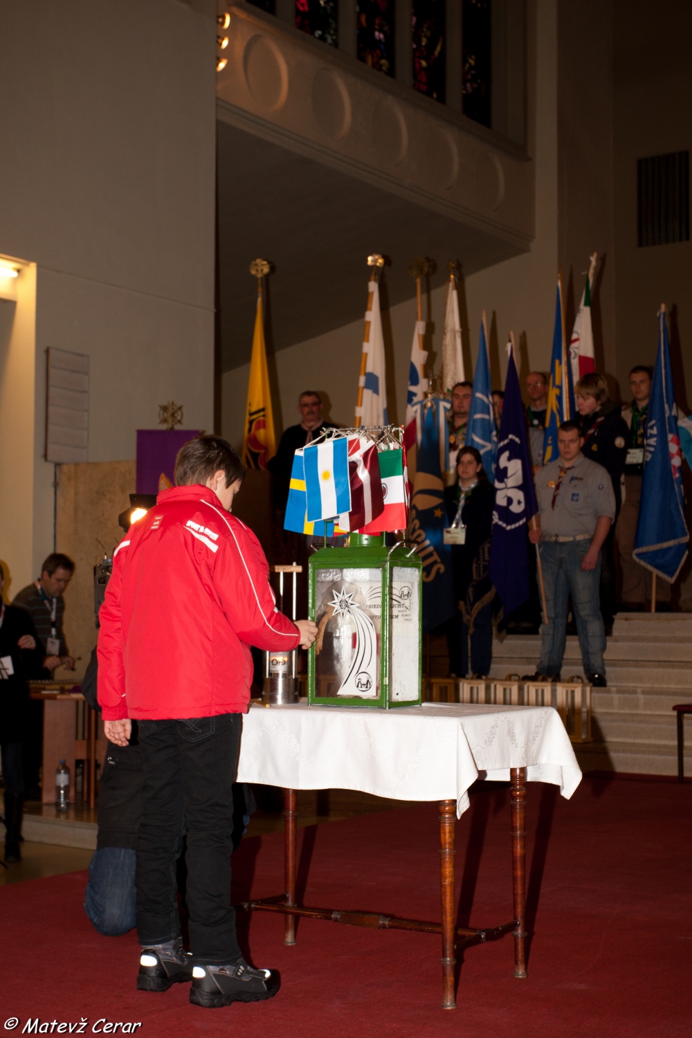 Sprejem LMB na Dunaju