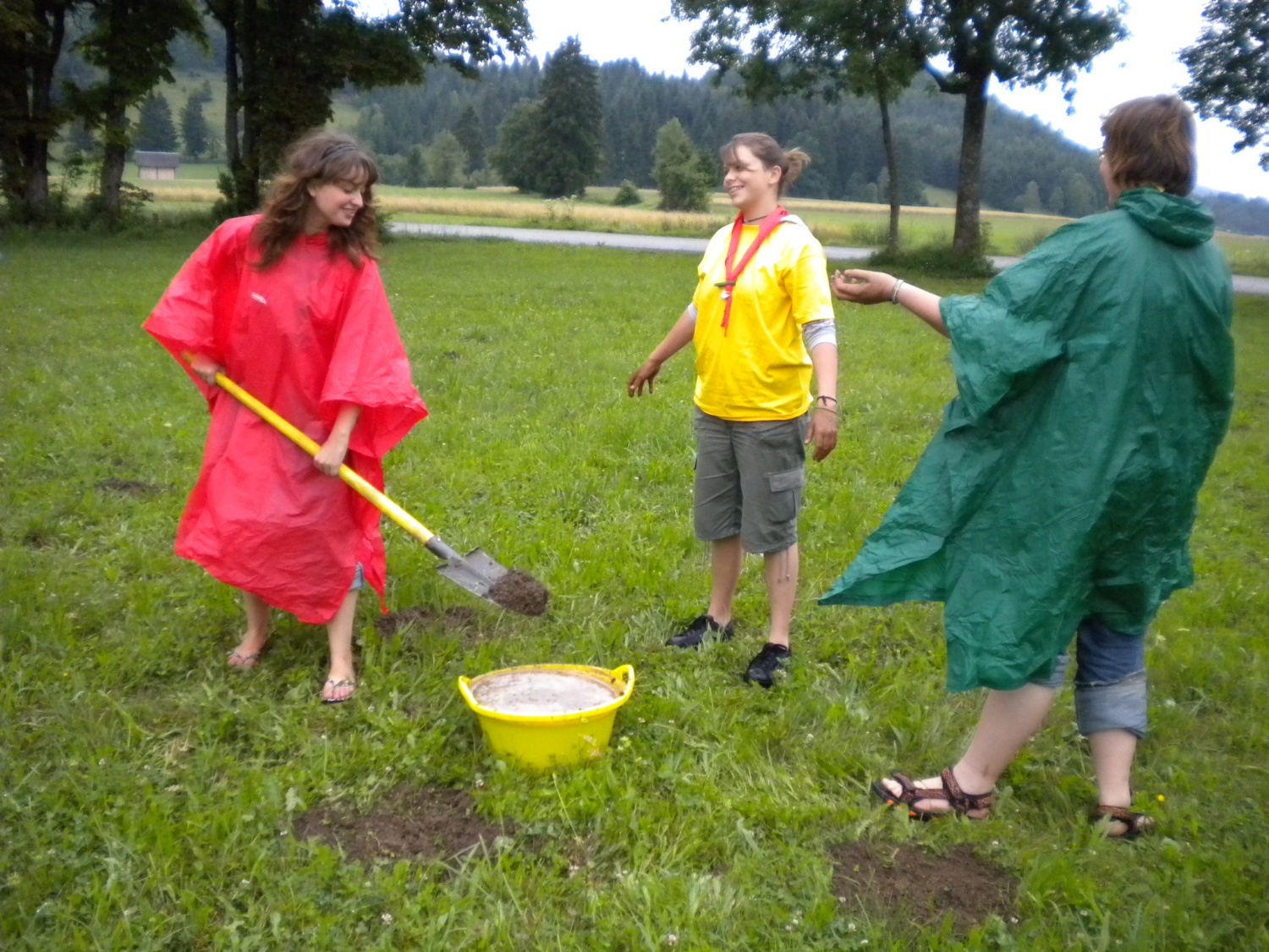 pripravljanje poti preživetja za četo