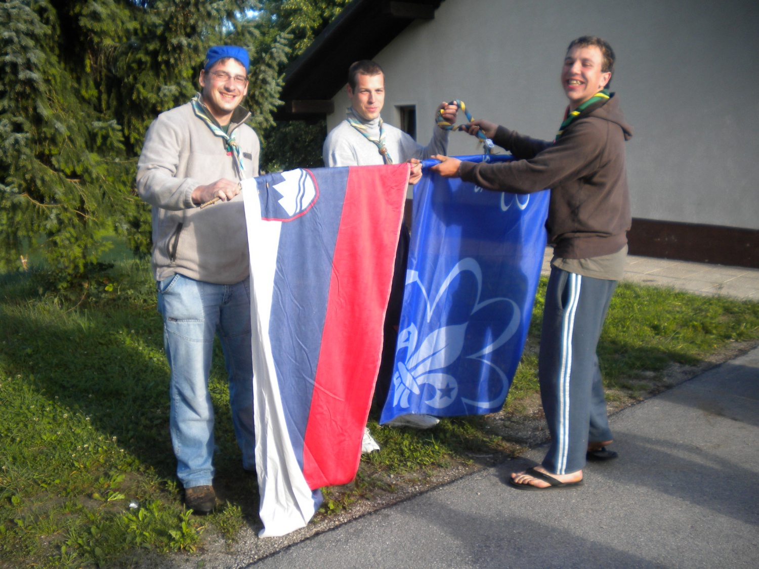 menjava ukradene rutke za ukradeni zastavi