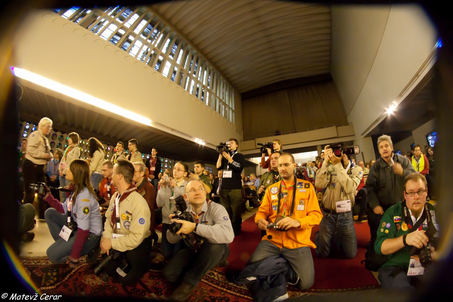 Sprejem LMB na Dunaju