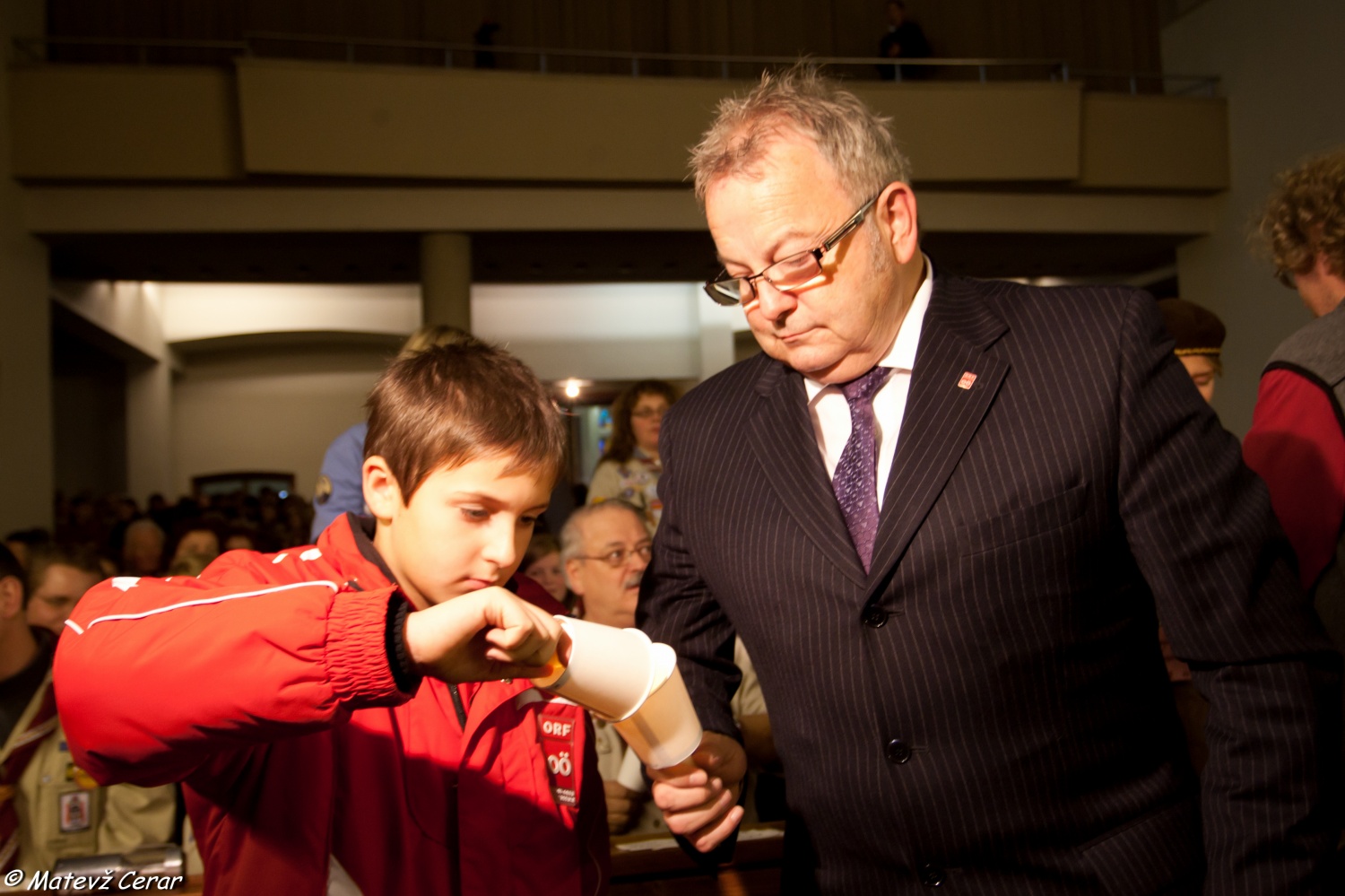 Sprejem LMB na Dunaju