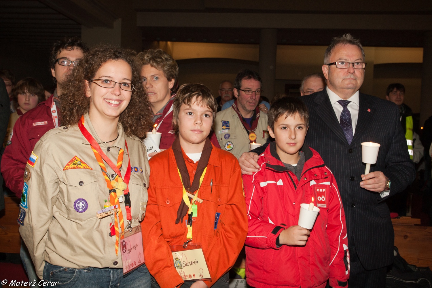 Sprejem LMB na Dunaju