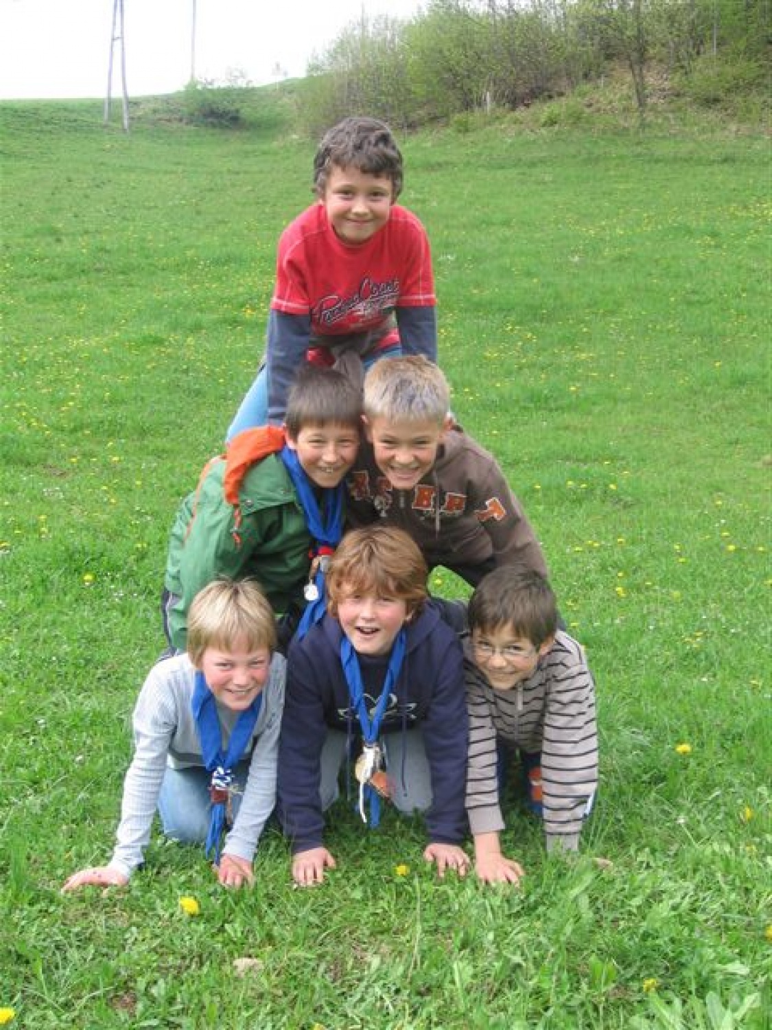 V soboto, 25. 4. 2009 smo imeli žirovski skavti obljube,v Stari Oselici.