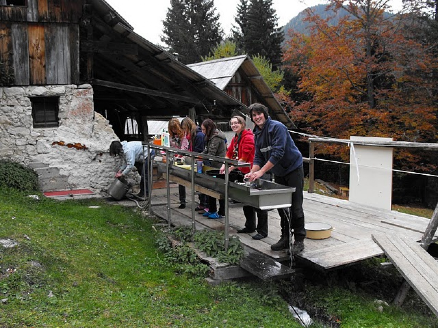 Užitki v pomivanju posode :)