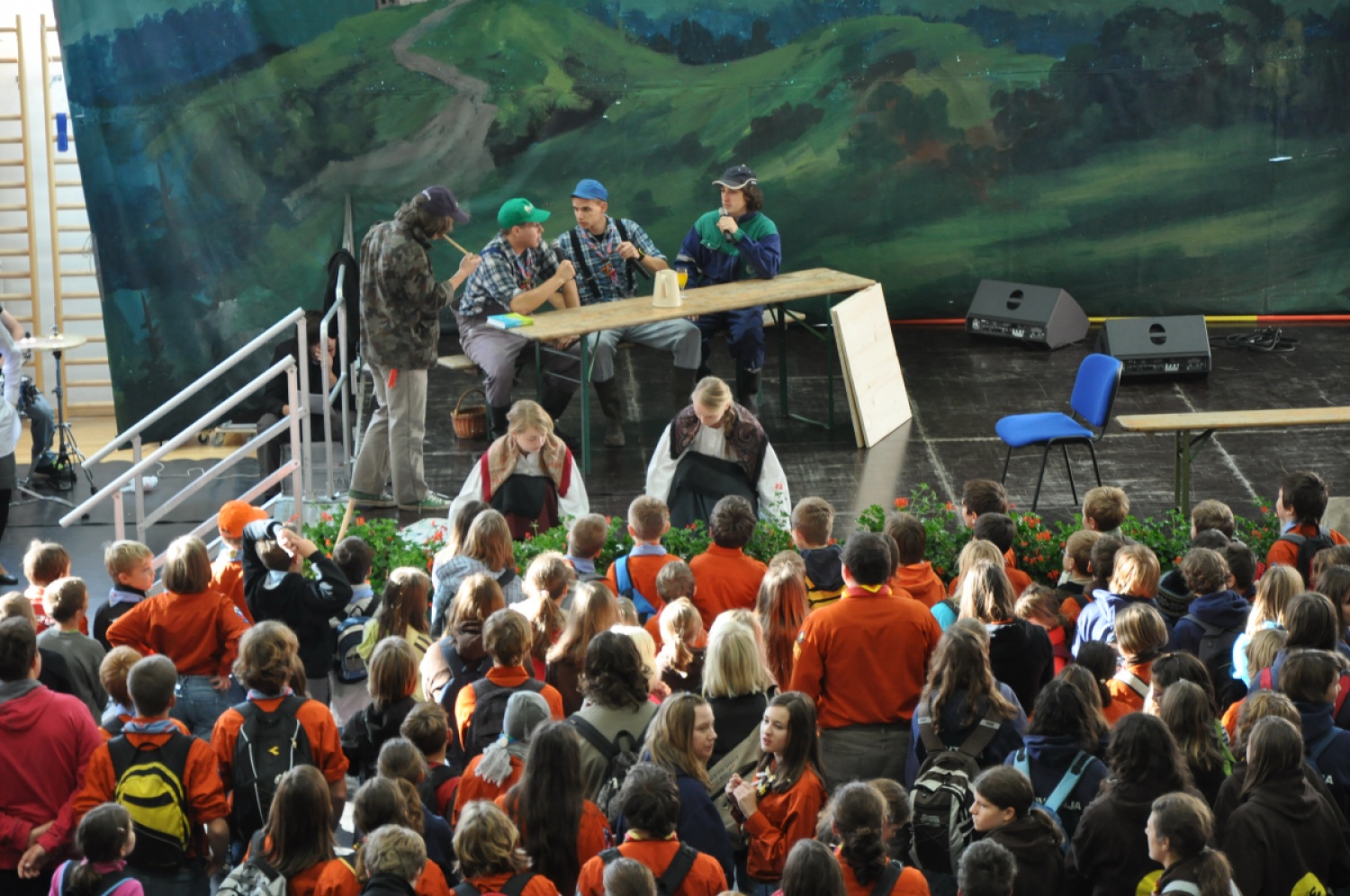 Pretekli konec tedna (23. In 24. Oktobra 2010) se je v Mozirju zgodil tradicionalni JAM – srečanje vseh skavtinj in skavtov mariborske regije. Kmetije nismo rodali, smo pa zato doživeli zares lep skavtski dogodek.