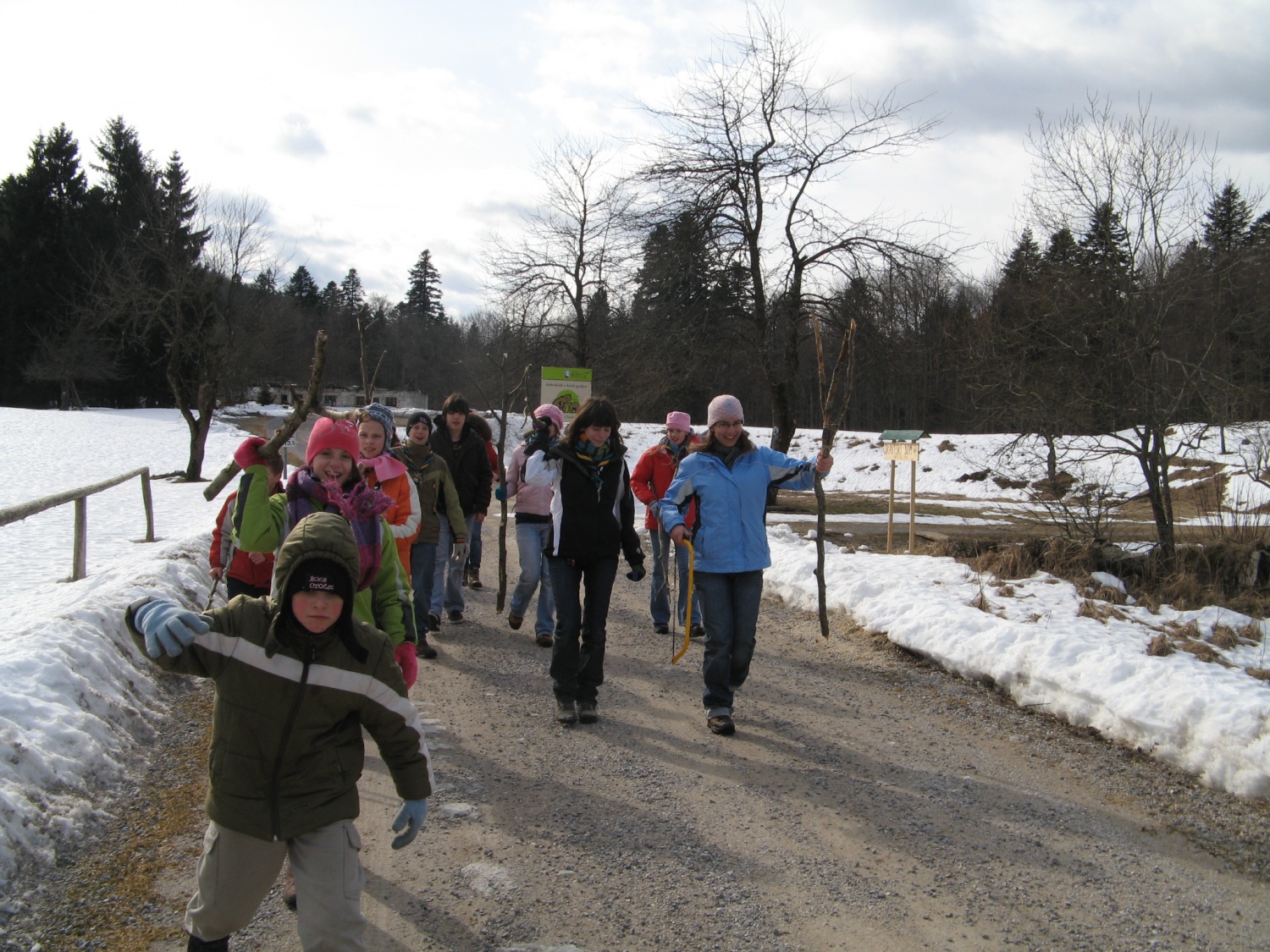Sredi zime sredi Kočevskega roga