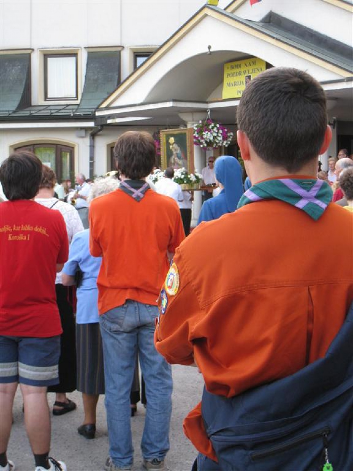 Sprejem Marije iz Brezij