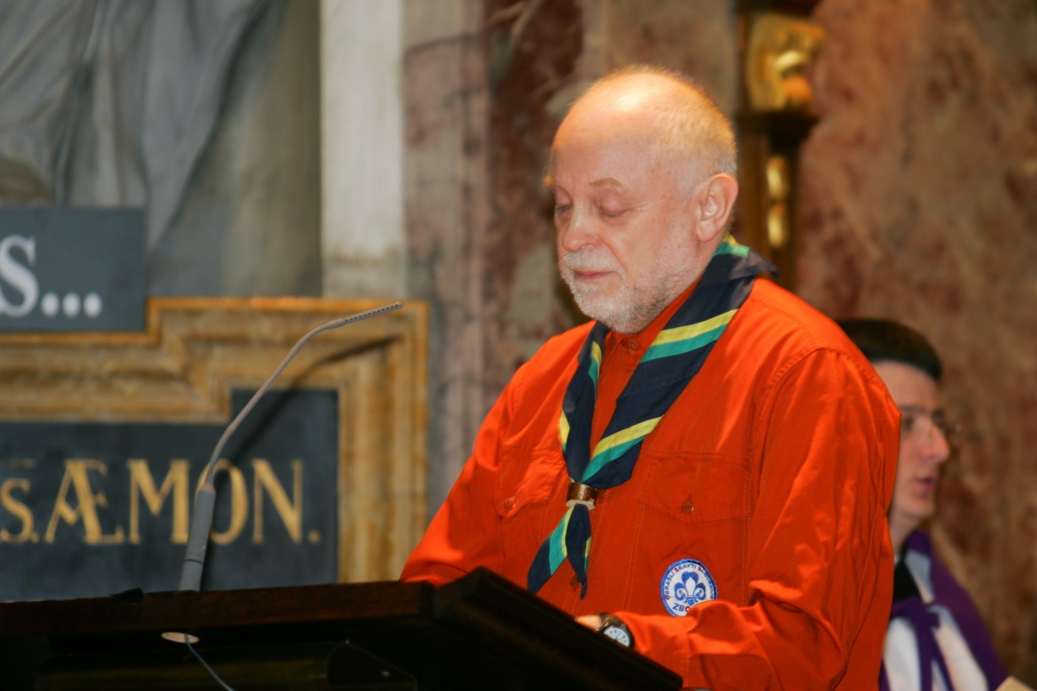 Fotoutrinki svete maše ob 20 letnici ZSKSS v ljubljanski stolnici.